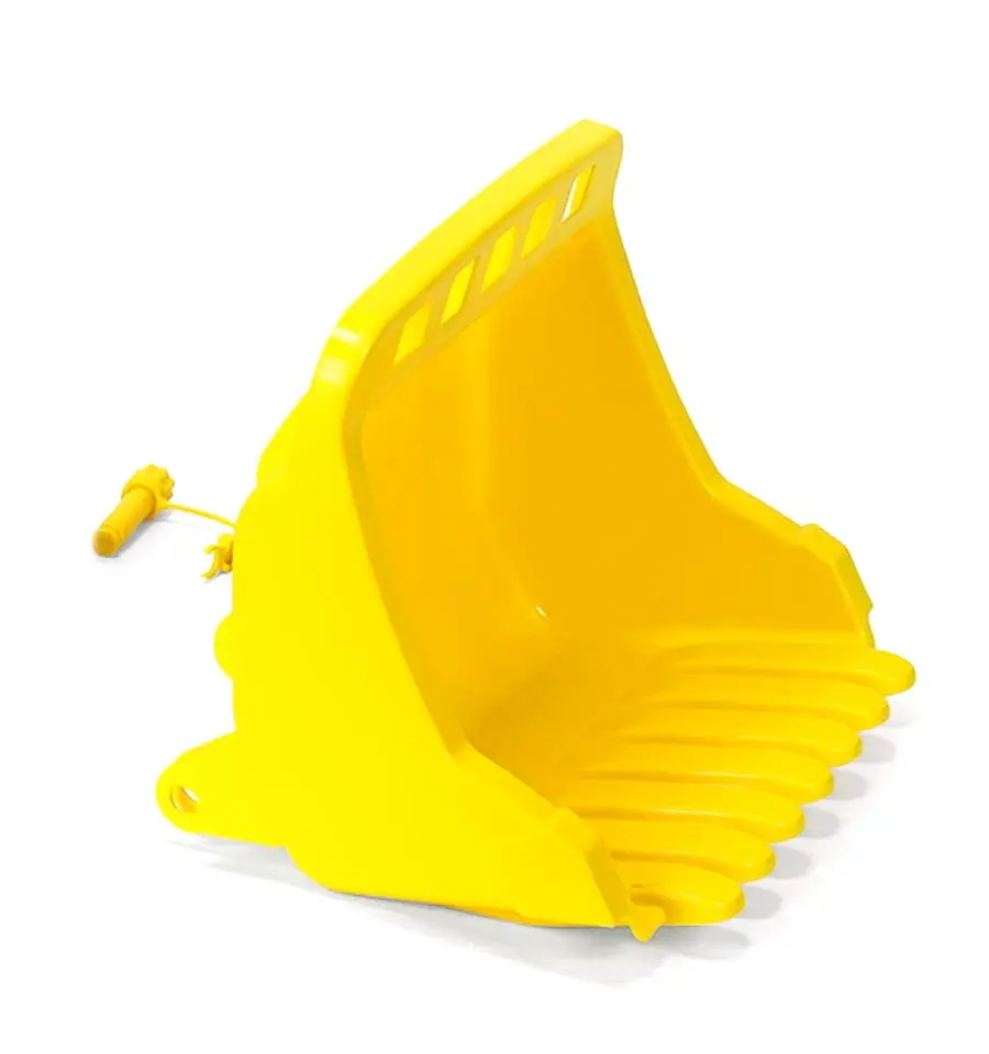 Galeata pentru tractor cu pedale RollyToys 409341 (Black/Yellow)