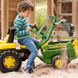 Galeata pentru tractor cu pedale RollyToys John Deere 409358 (Green) Thumb