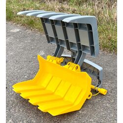 Galeata pentru tractor cu pedale RollyToys rollyTimber 409679 (Yellow/Grey) Thumb