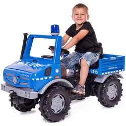Camion cu pedale Rolly Toys Unimog Polizei (Blue/Grey) Thumb