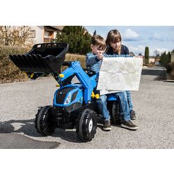 Tractor cu pedale Rolly Toys Farmtrac New Holland (Blue/Black) Thumb