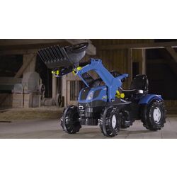 Tractor cu pedale Rolly Toys Farmtrac New Holland (Blue/Black) Thumb