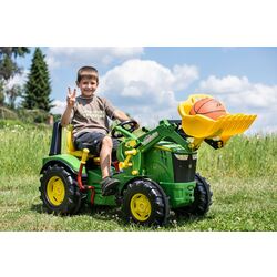 Tractor cu pedale RollyToys 710027 (Yellow/Green) Thumb
