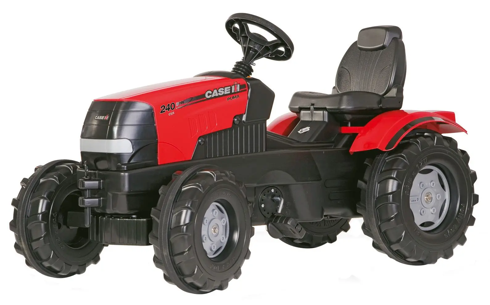 Tractor cu pedale RollyToys Case Puma CVX 240 (Black/Red)