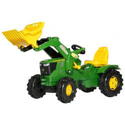 Tractor cu pedale RollyToys rollyFarmtrac John Deere 6210R (Green)