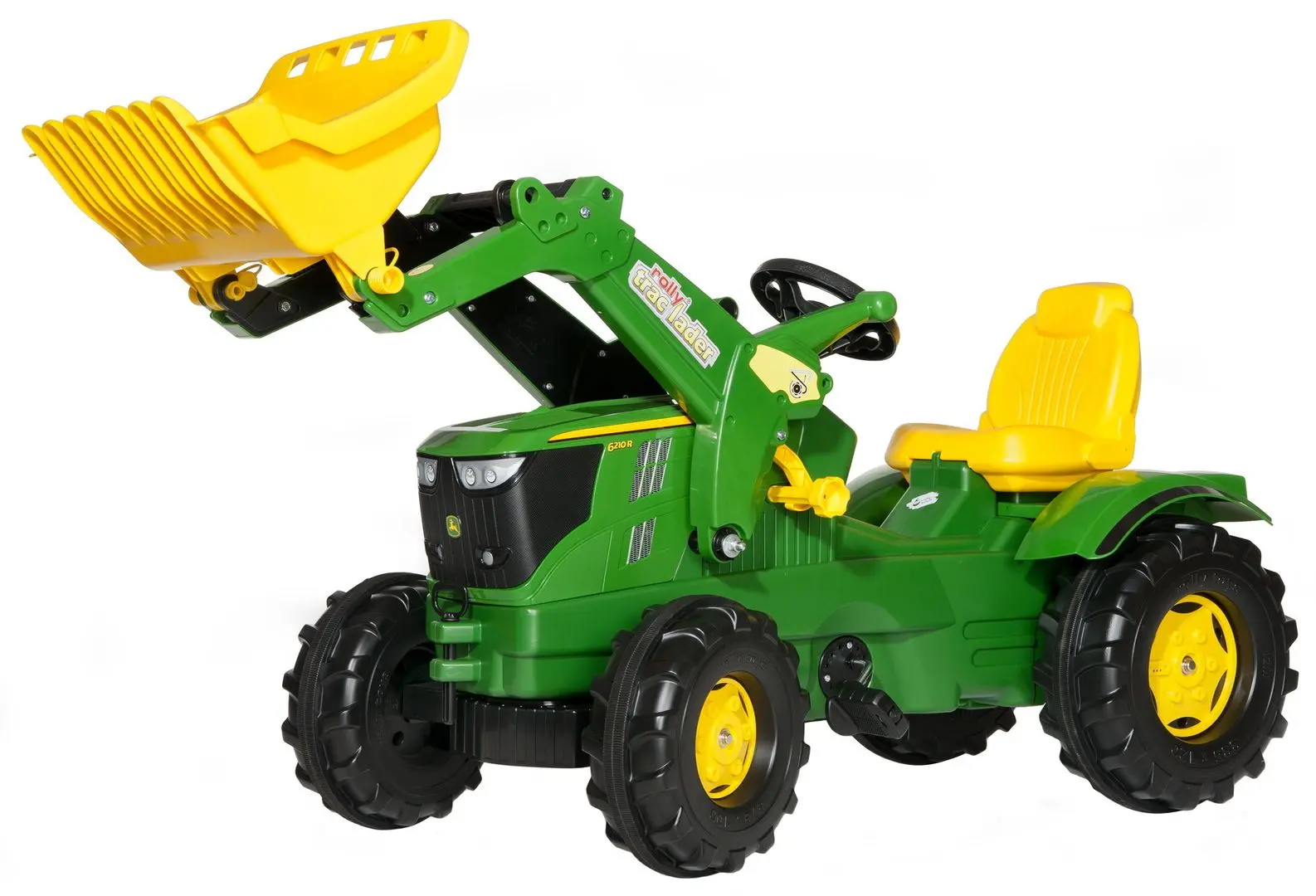 Tractor cu pedale RollyToys rollyFarmtrac John Deere 6210R (Green)