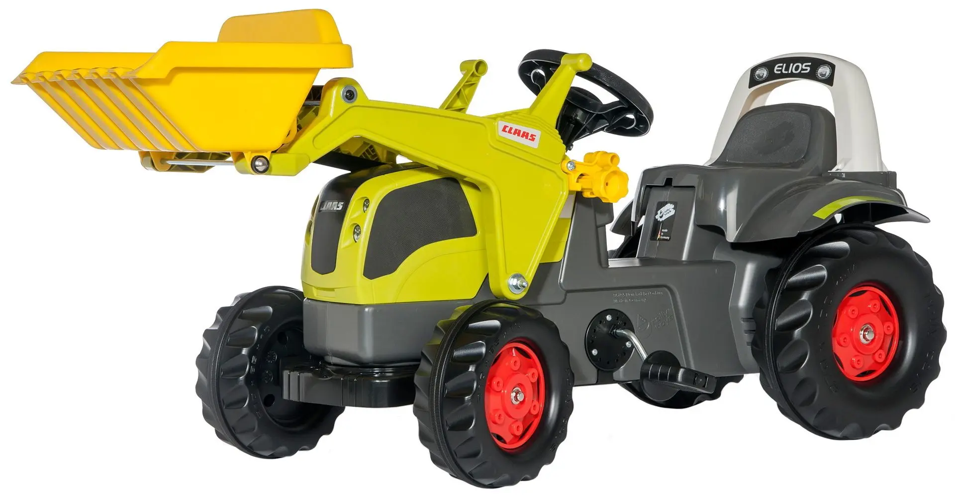 Tractor cu pedale RollyToys rollyKid Claas Elios 230 (Green/Grey)