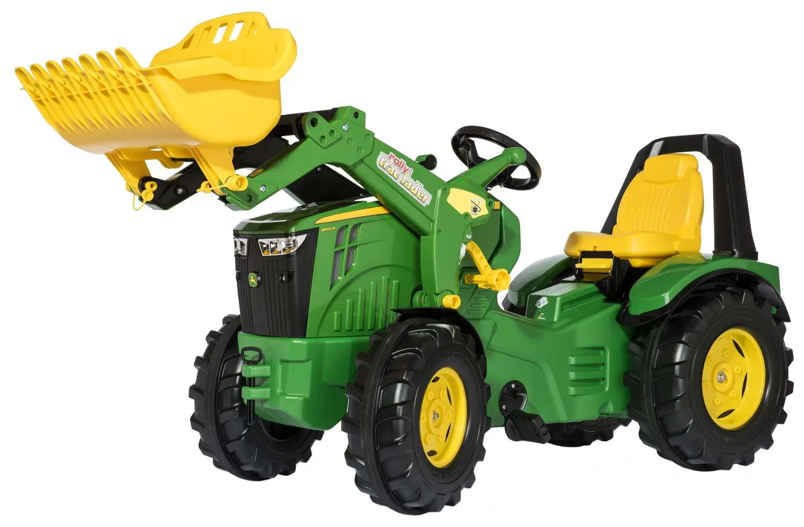 Tractor cu pedale RollyToys rollyX-Trac Premium John Deere 8400R 651047 (Green)