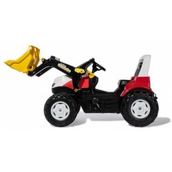 Tractor pedale cu găleată RollyToys 710041 (Red/White) Thumb