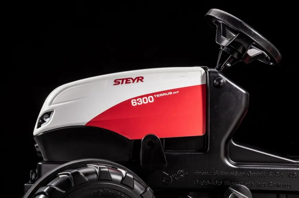 Педальный трактор с ковшом RollyToys 710065 (Red/White) - 11