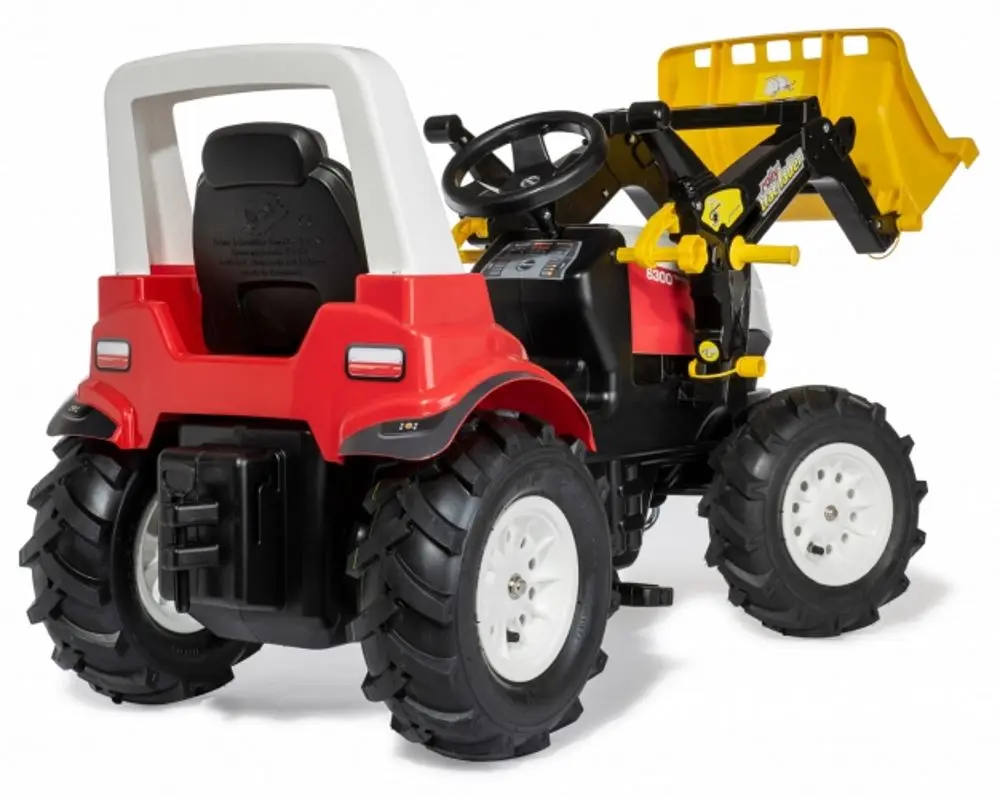 Педальный трактор с ковшом RollyToys 710065 (Red/White) - 3