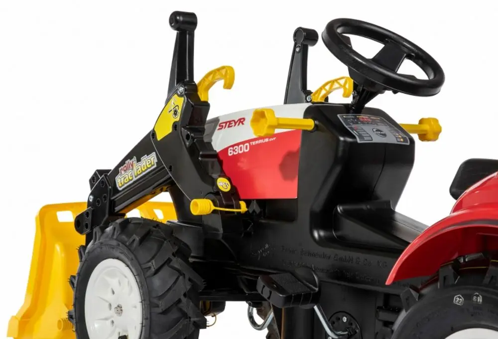 Педальный трактор с ковшом RollyToys 710065 (Red/White) - 5