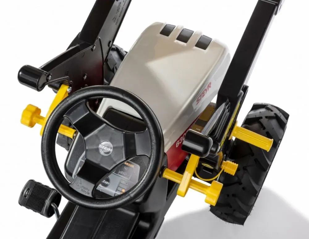 Педальный трактор с ковшом RollyToys 710065 (Red/White) - 6