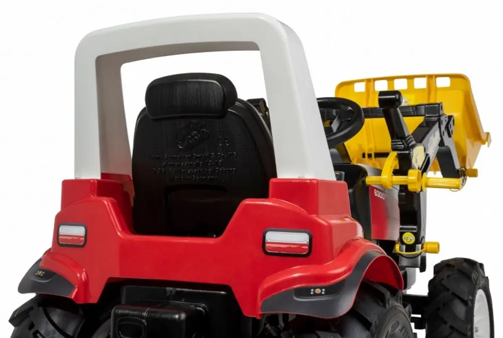 Педальный трактор с ковшом RollyToys 710065 (Red/White) - 7