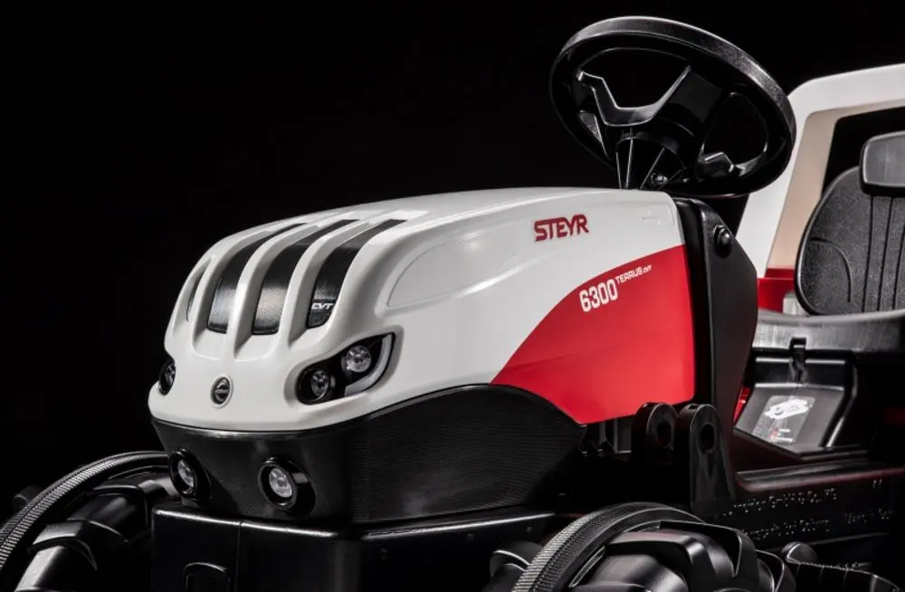 Педальный трактор с ковшом RollyToys 710065 (Red/White) - 10