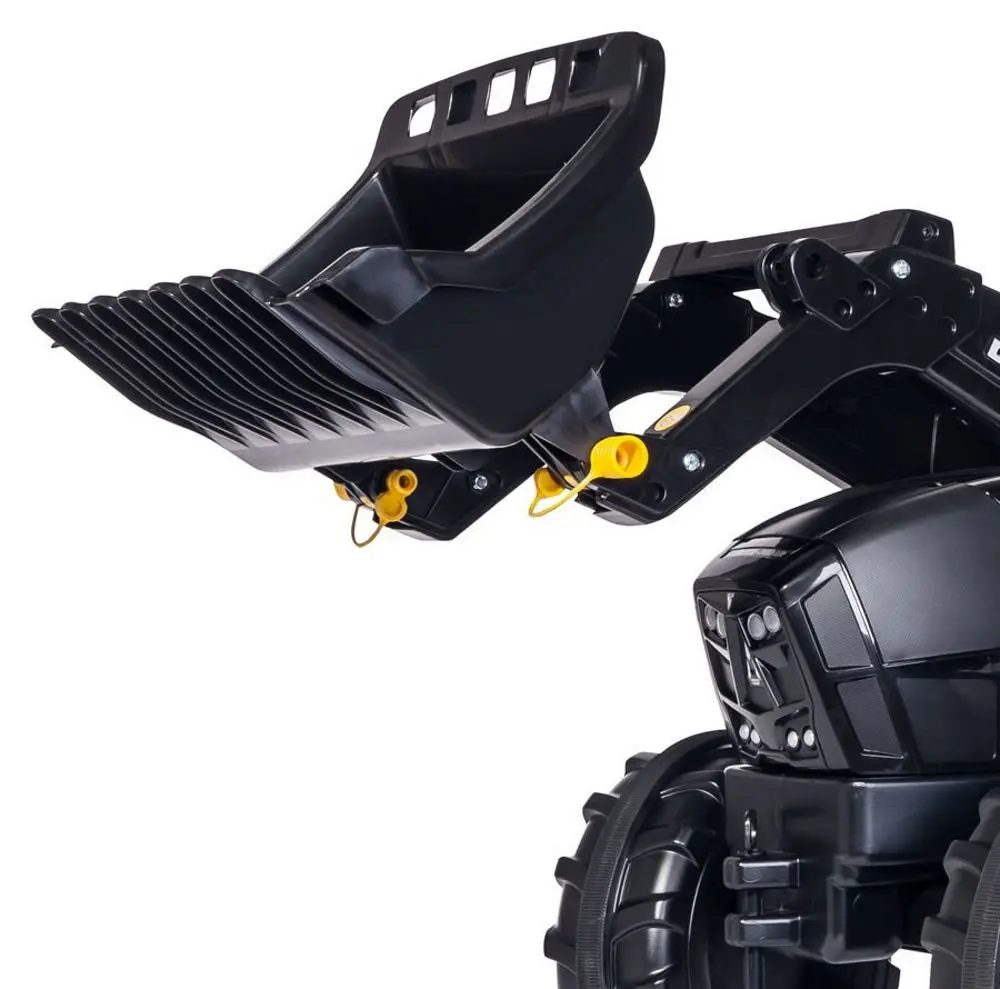 Tractor cu pedale si găleată RollyToys 710348 (Black)