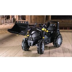Tractor cu pedale si găleată RollyToys 710348 (Black) Thumb