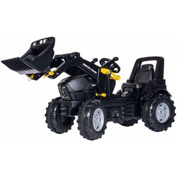 Tractor cu pedale si găleată RollyToys 710348 (Black)
