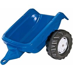 Tractor cu pedale remorca si cupa RollyToys 023929 (Blue/Black) Thumb