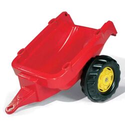 Tractor pedale cu remorca RollyToys 012121 (Red/Black) Thumb