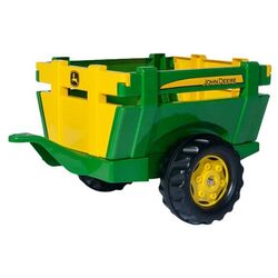 Tractor pedale cu remorca RollyToys 811496 (Gree/Yellow) Thumb