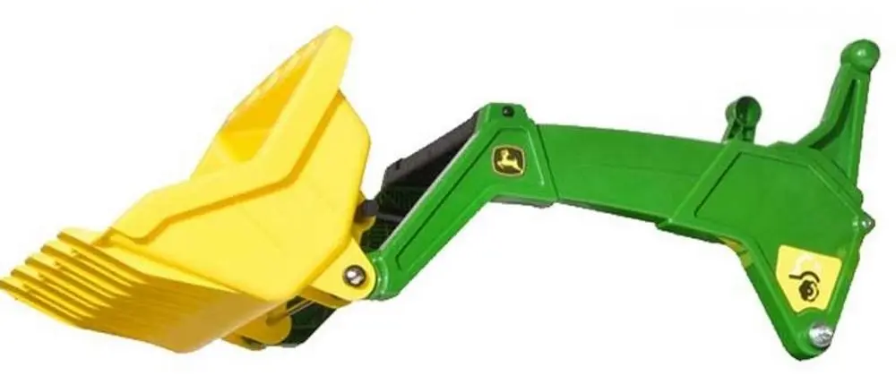 Tractor pedale cu remorca RollyToys 811496 (Gree/Yellow)