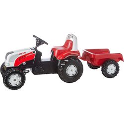 Tractor cu pedale si remorca RollyToys rollyKid Steyr 6165 CVT 012510 (Red) Thumb