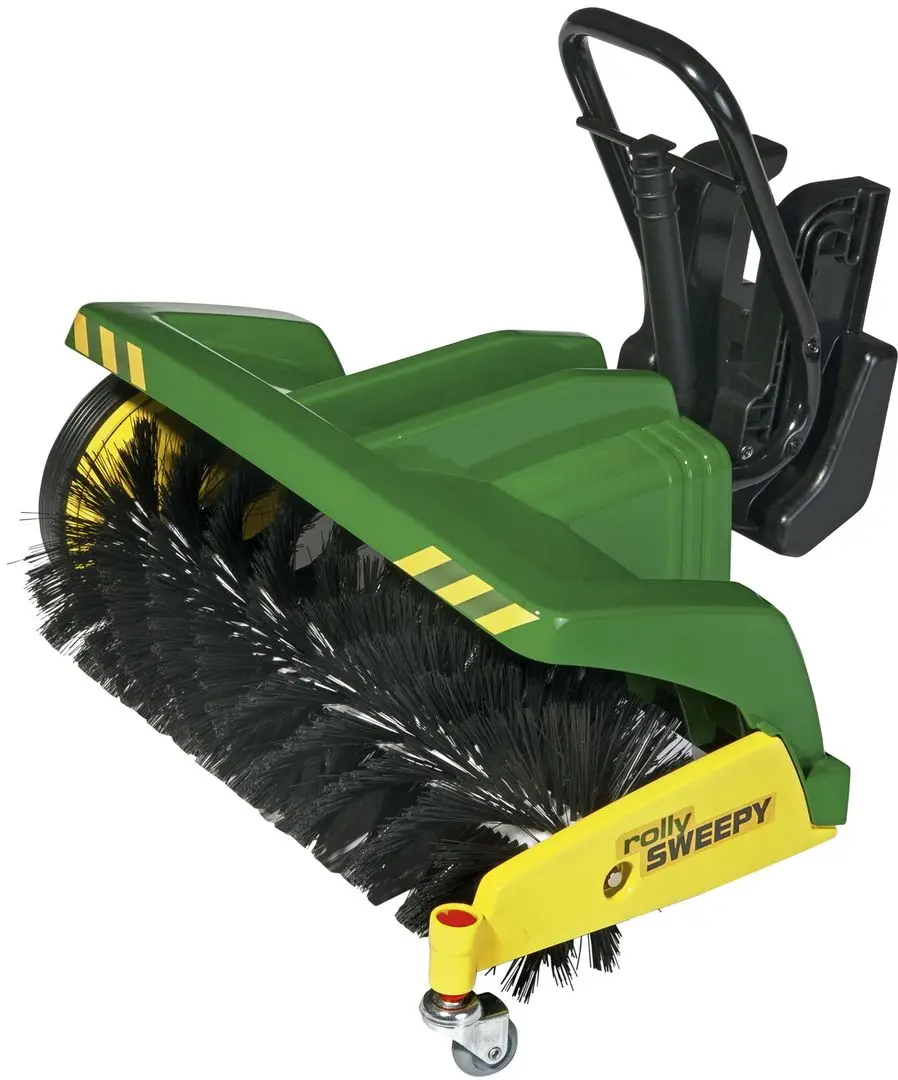 Remorcă de măturat pentru tractor cu pedale Rolly Toys Sweepy (Green/Yellow)