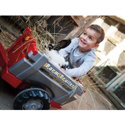 Remorca pentru tractor cu pedale Rolly Toys Farm Trailer (Red/Grey) Thumb