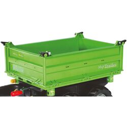 Remorca pentru tractor cu pedale Rolly Toys Mega Trailer (Green) Thumb