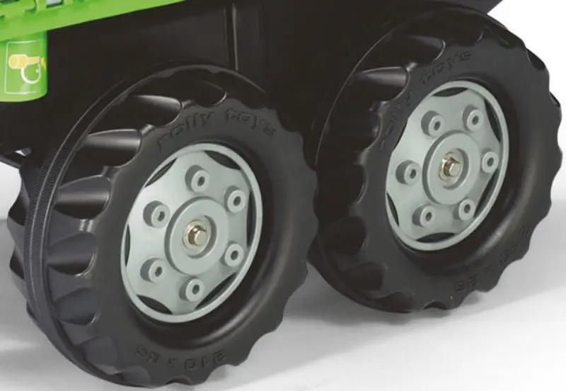 Remorca pentru tractor cu pedale Rolly Toys Mega Trailer (Green) - 3