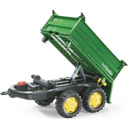 Remorca pentru tractor cu pedale Rolly Toys Mega Trailer (Green/Yellow) Thumb