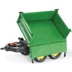 Remorca pentru tractor cu pedale Rolly Toys Mega Trailer (Green/Yellow) Thumb