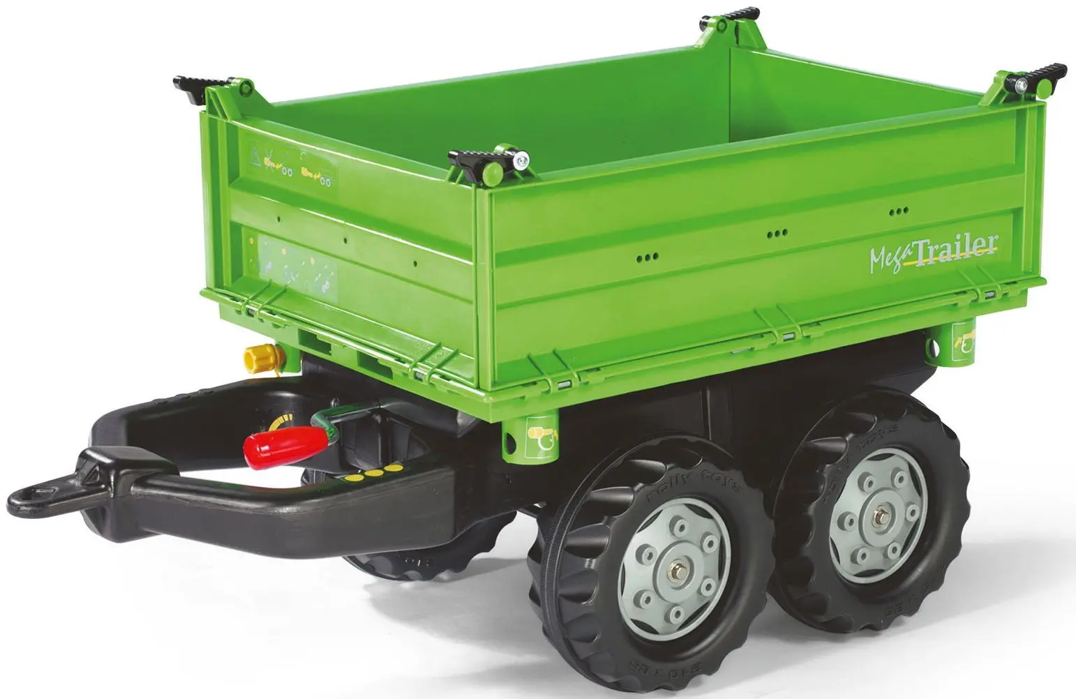 Remorca pentru tractor cu pedale Rolly Toys Mega Trailer (Green)