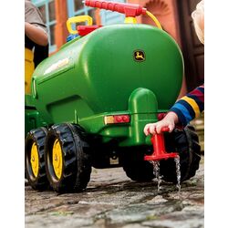 Remorca pentru tractor cu pedale RollyToys 123025 (Green) Thumb