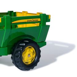 Remorca pentru tractor cu pedale RollyToys John Deere 122103 (Green/Yellow) Thumb