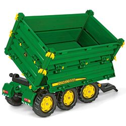 Remorca pentru tractor cu pedale RollyToys John Deere 125043 (Green) Thumb