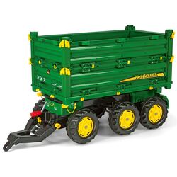 Remorca pentru tractor cu pedale RollyToys John Deere 125043 (Green)