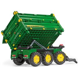Remorca pentru tractor cu pedale RollyToys John Deere 125043 (Green) Thumb