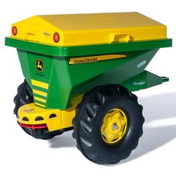 Remorca pentru tractor cu pedale RollyToys John Deere 125111 (Green/Yellow) Thumb