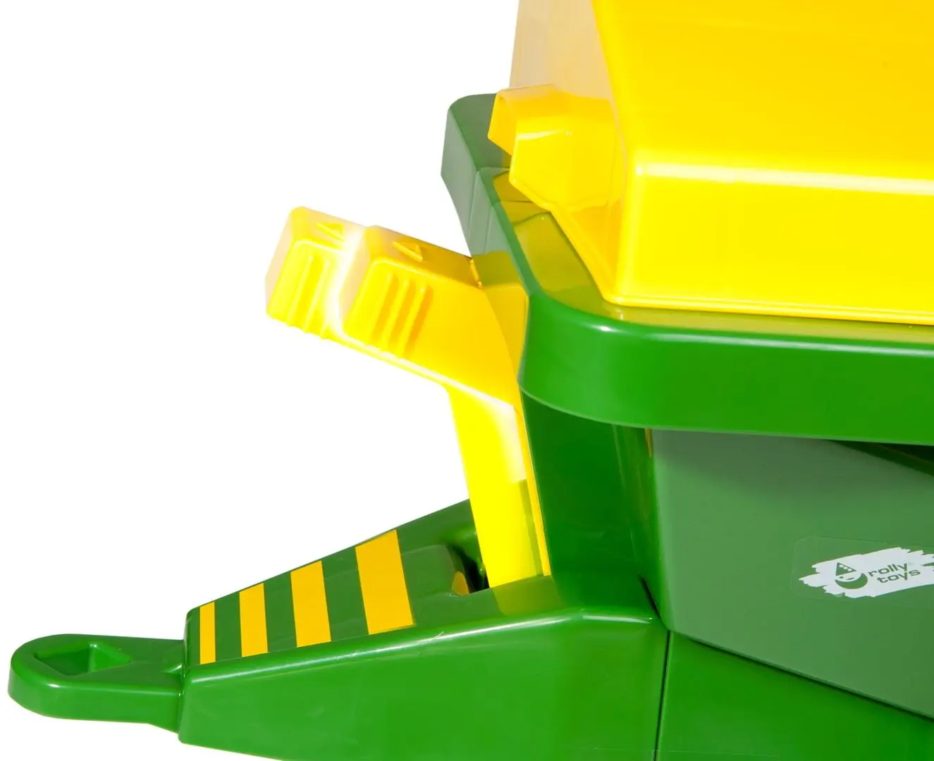 Remorca pentru tractor cu pedale RollyToys John Deere 125111 (Green/Yellow)