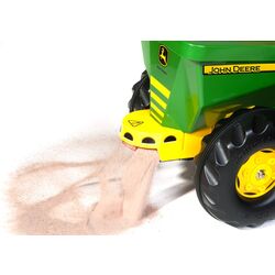Remorca pentru tractor cu pedale RollyToys John Deere 125111 (Green/Yellow) Thumb