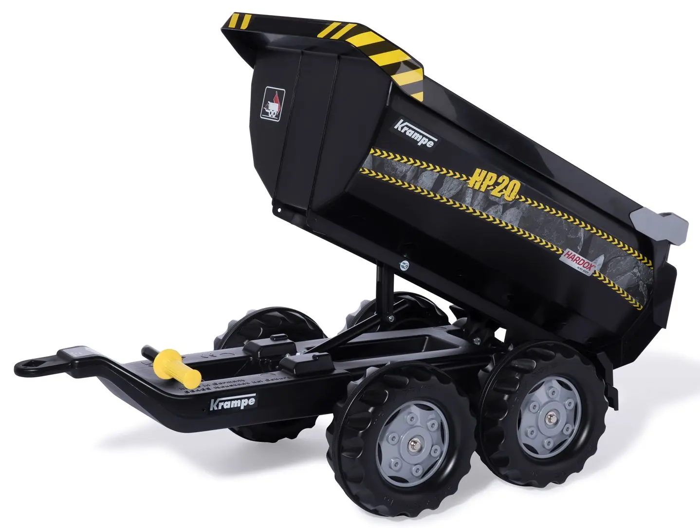 Remorca pentru tractor cu pedale RollyToys Krampe HP20 123261 (Black)