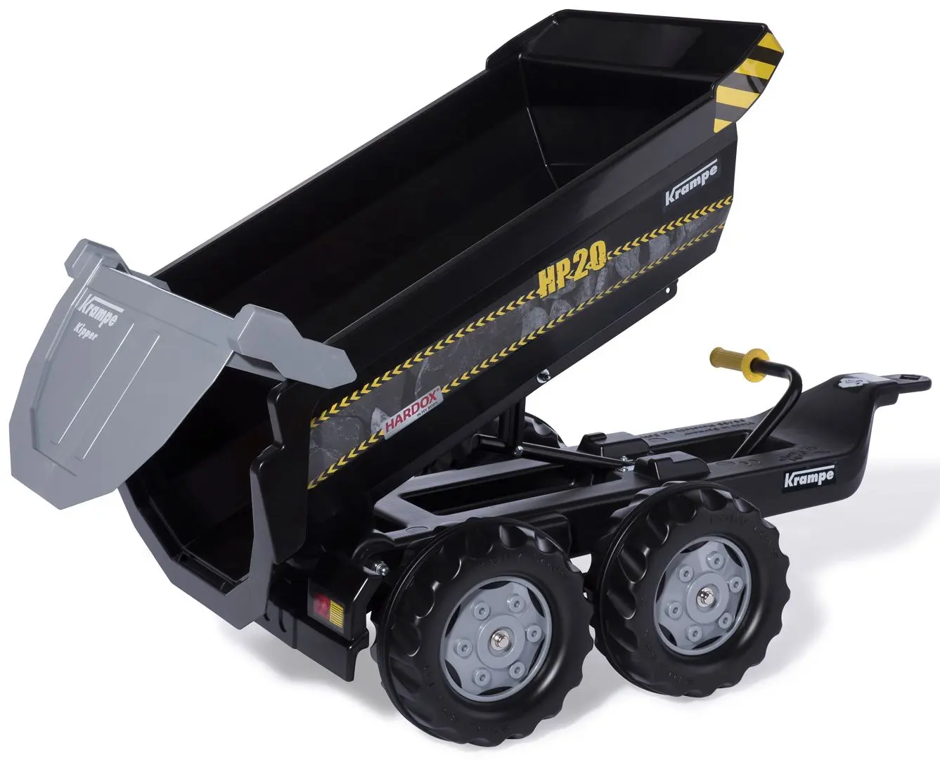 Remorca pentru tractor cu pedale RollyToys Krampe HP20 123261 (Black)