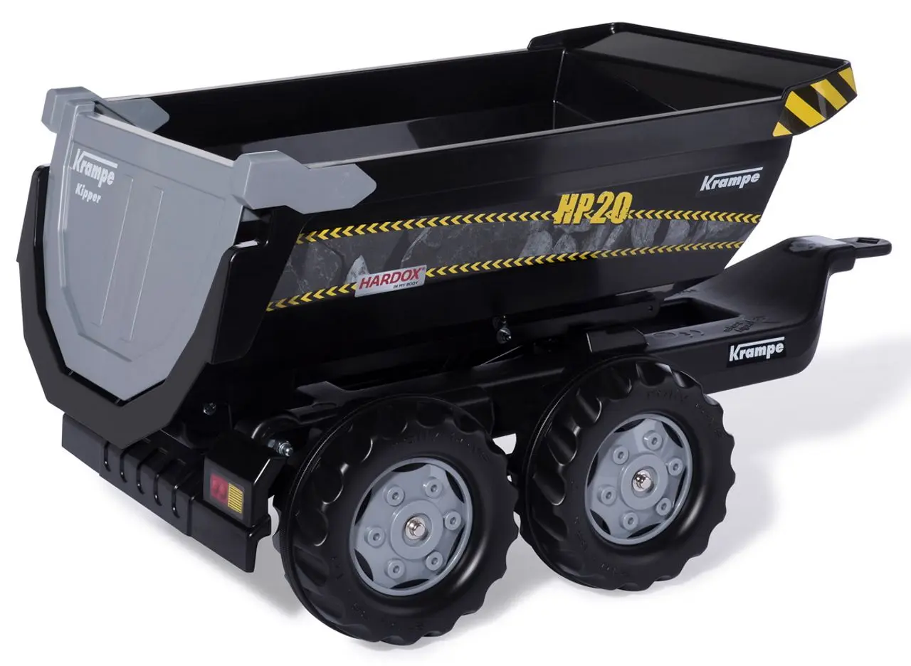 Remorca pentru tractor cu pedale RollyToys Krampe HP20 123261 (Black)
