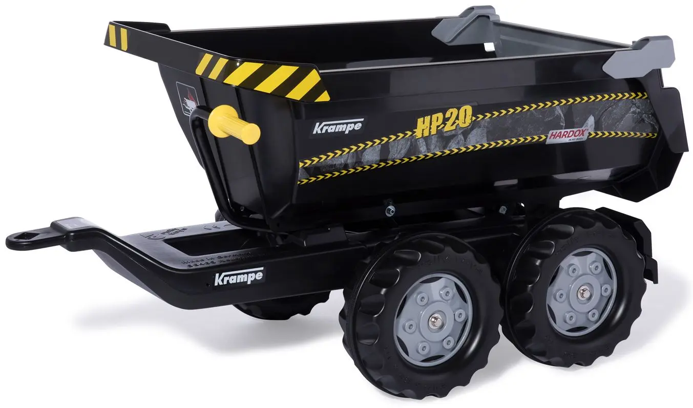 Remorca pentru tractor cu pedale RollyToys Krampe HP20 123261 (Black)