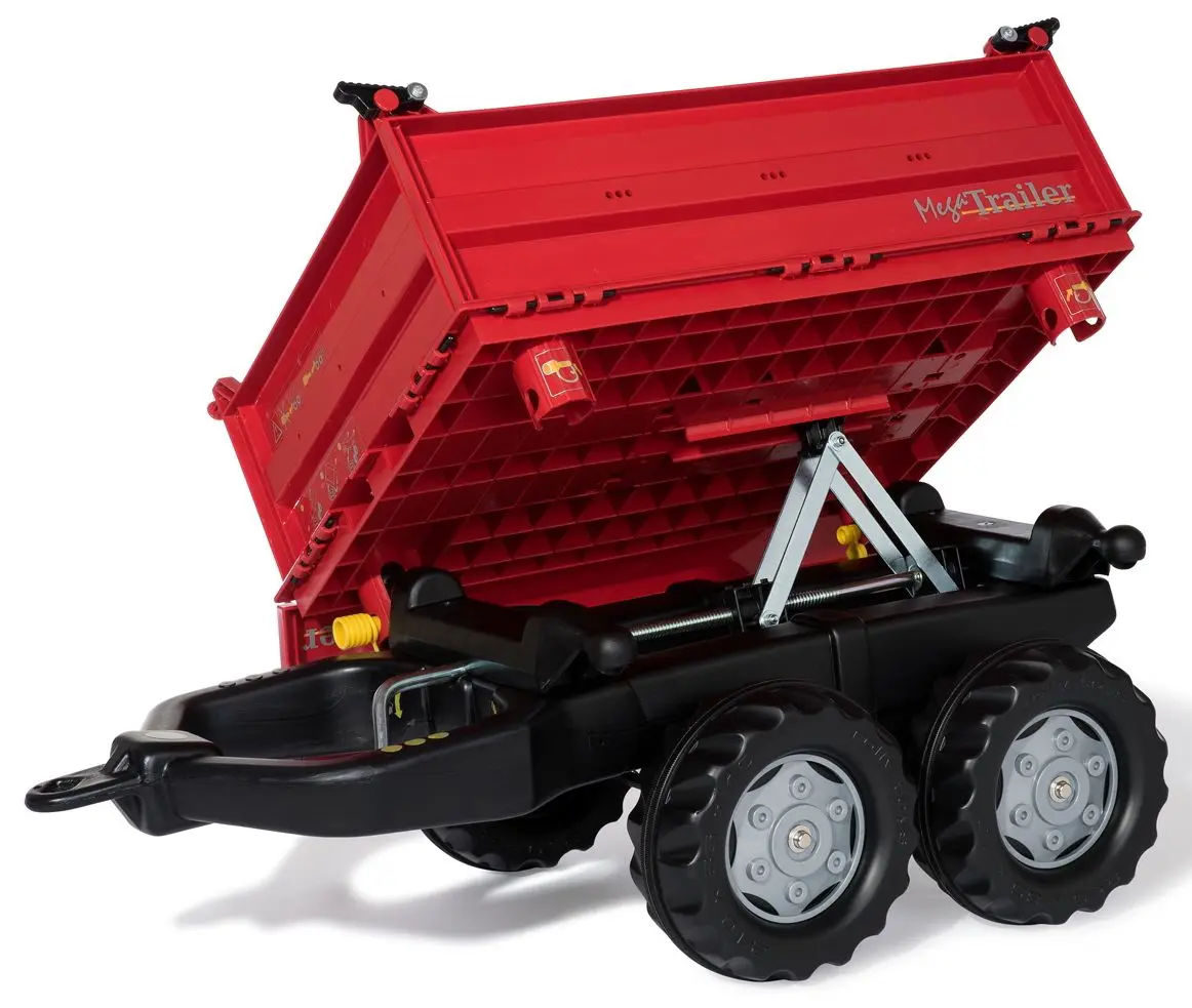 Remorca pentru tractor cu pedale RollyToys rollyMega 123018 (Red)