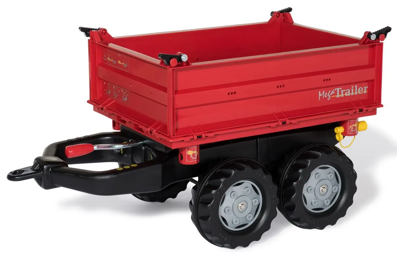 Remorca pentru tractor cu pedale RollyToys rollyMega 123018 (Red)