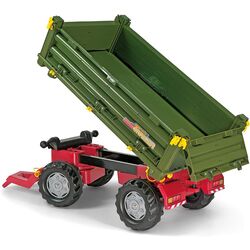 Remorca pentru tractor cu pedale RollyToys rollyMulti 125005 (Green/Red) Thumb