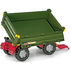 Remorca pentru tractor cu pedale RollyToys rollyMulti 125005 (Green/Red) Thumb